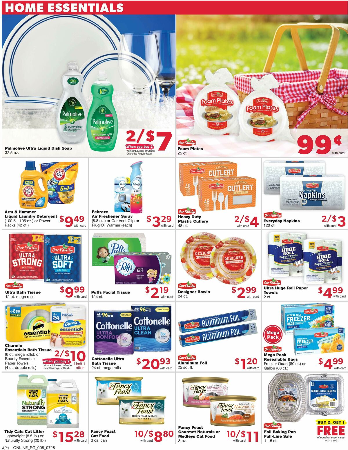 Family Fare Weekly Ad from July 28