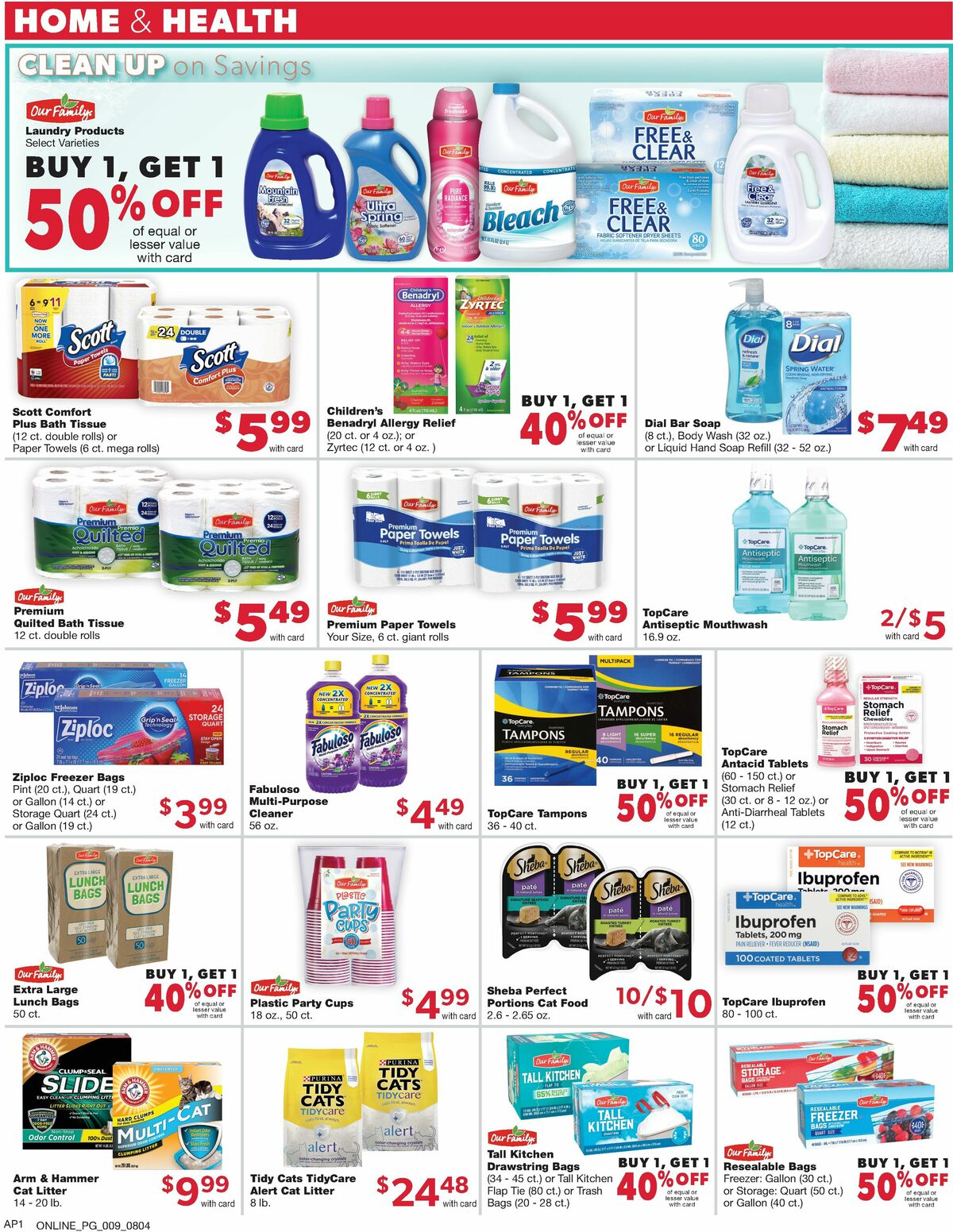 Family Fare Weekly Ad from August 4