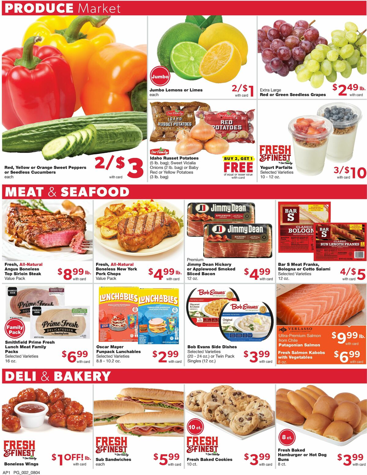 Family Fare Weekly Ad from August 4