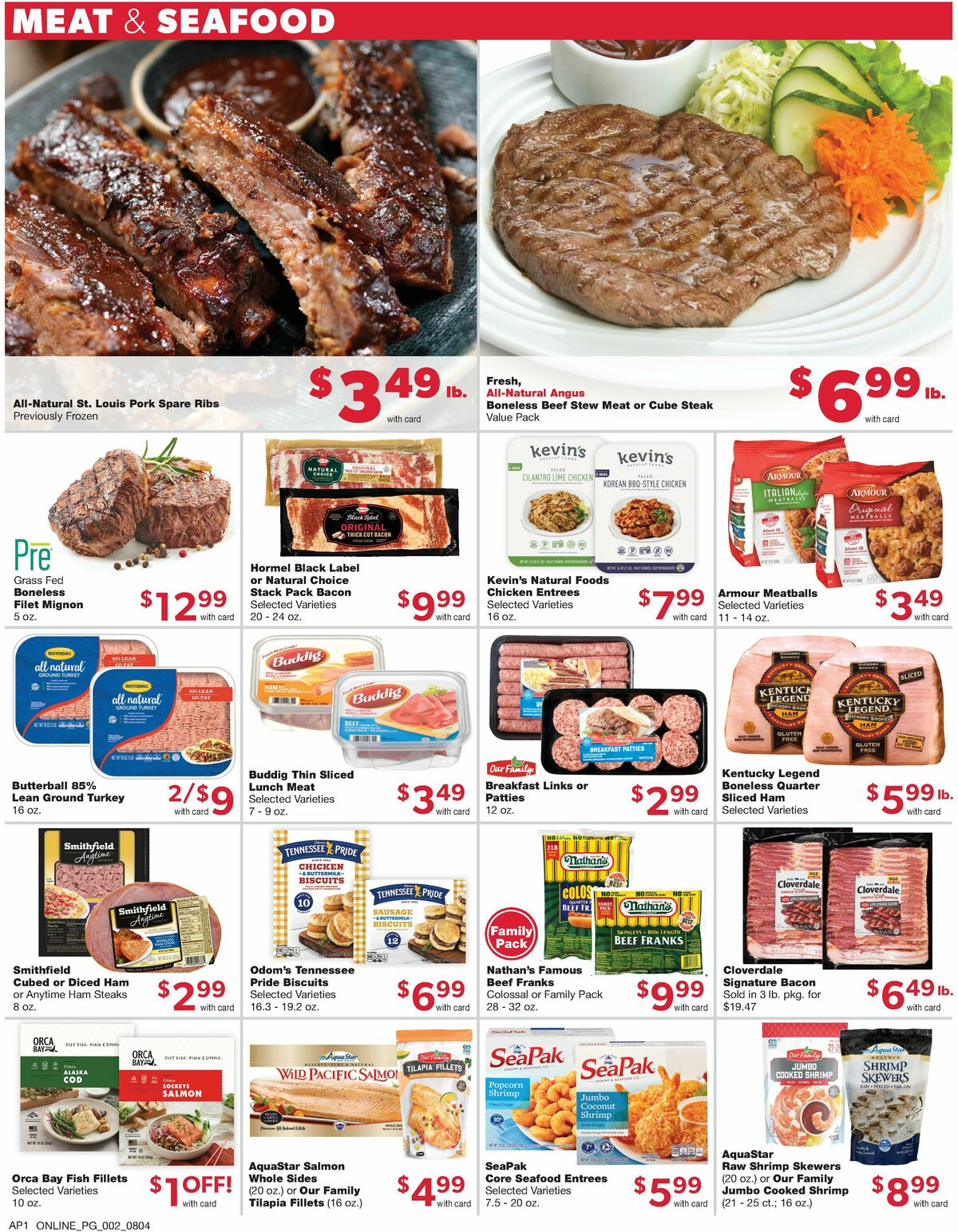 Family Fare Weekly Ad from August 4