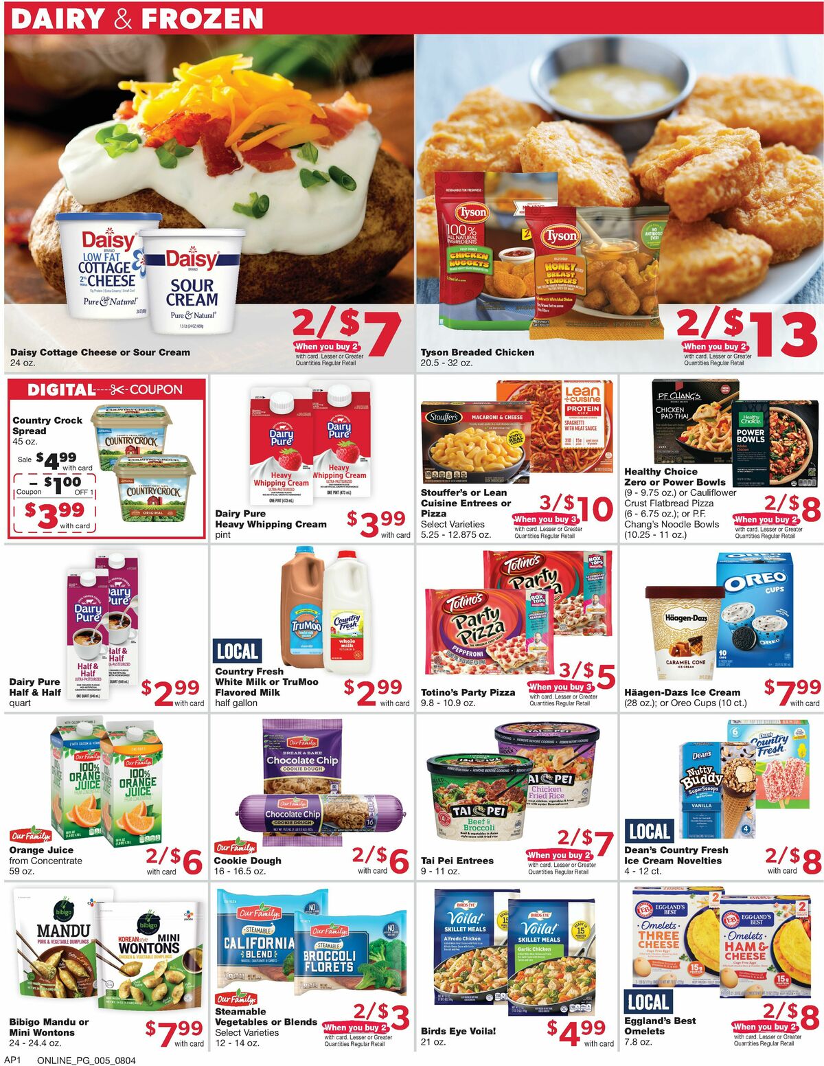 Family Fare Weekly Ad from August 4