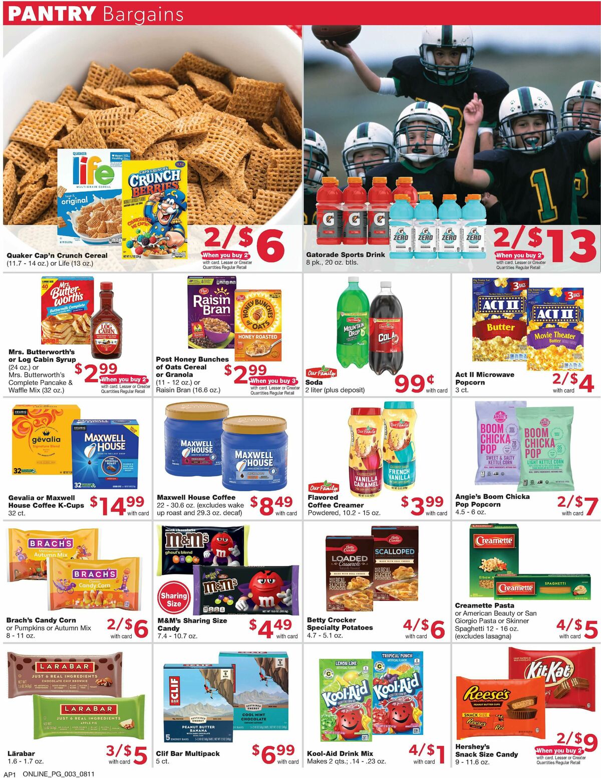 Family Fare Weekly Ad from August 11