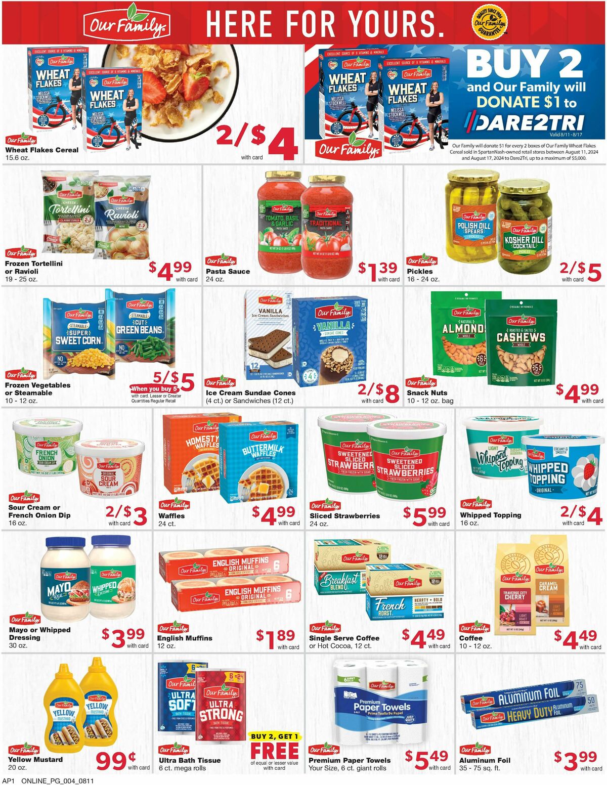 Family Fare Weekly Ad from August 11