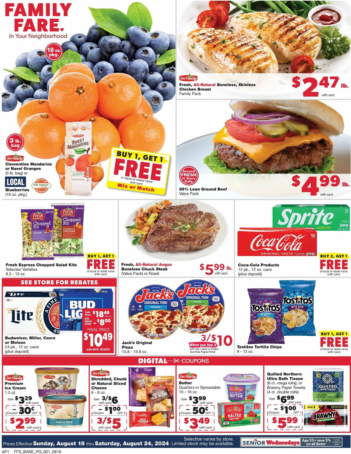 Family Fare Weekly Ad from August 18