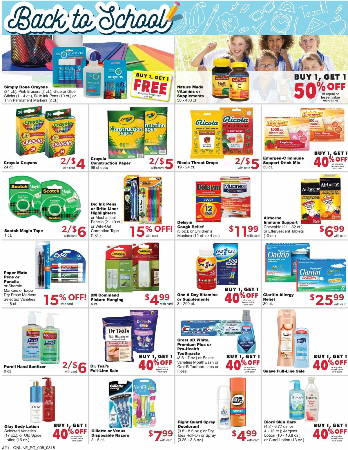 Family Fare Weekly Ad from August 18