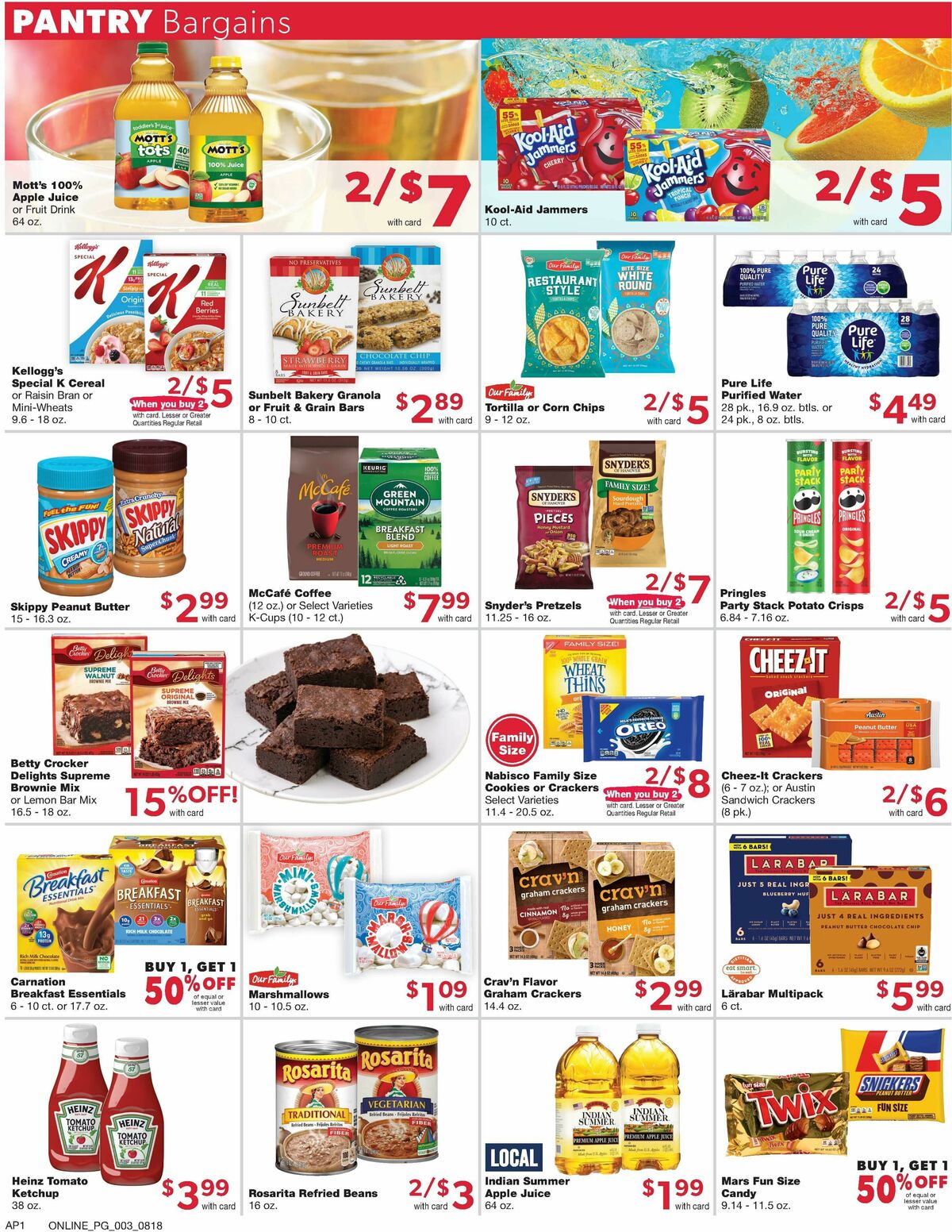 Family Fare Weekly Ad from August 18