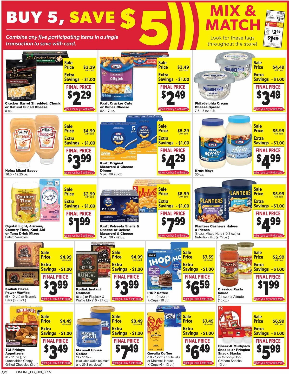 Family Fare Weekly Ad from August 25