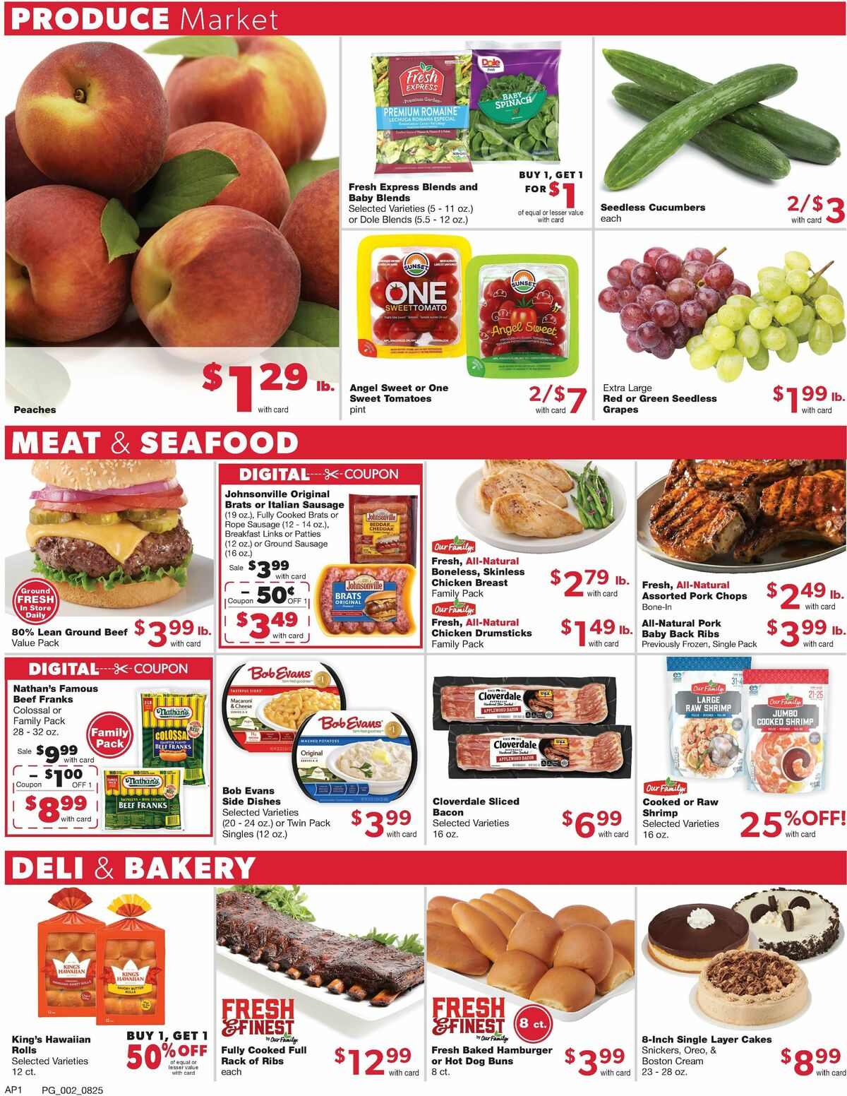 Family Fare Weekly Ad from August 25