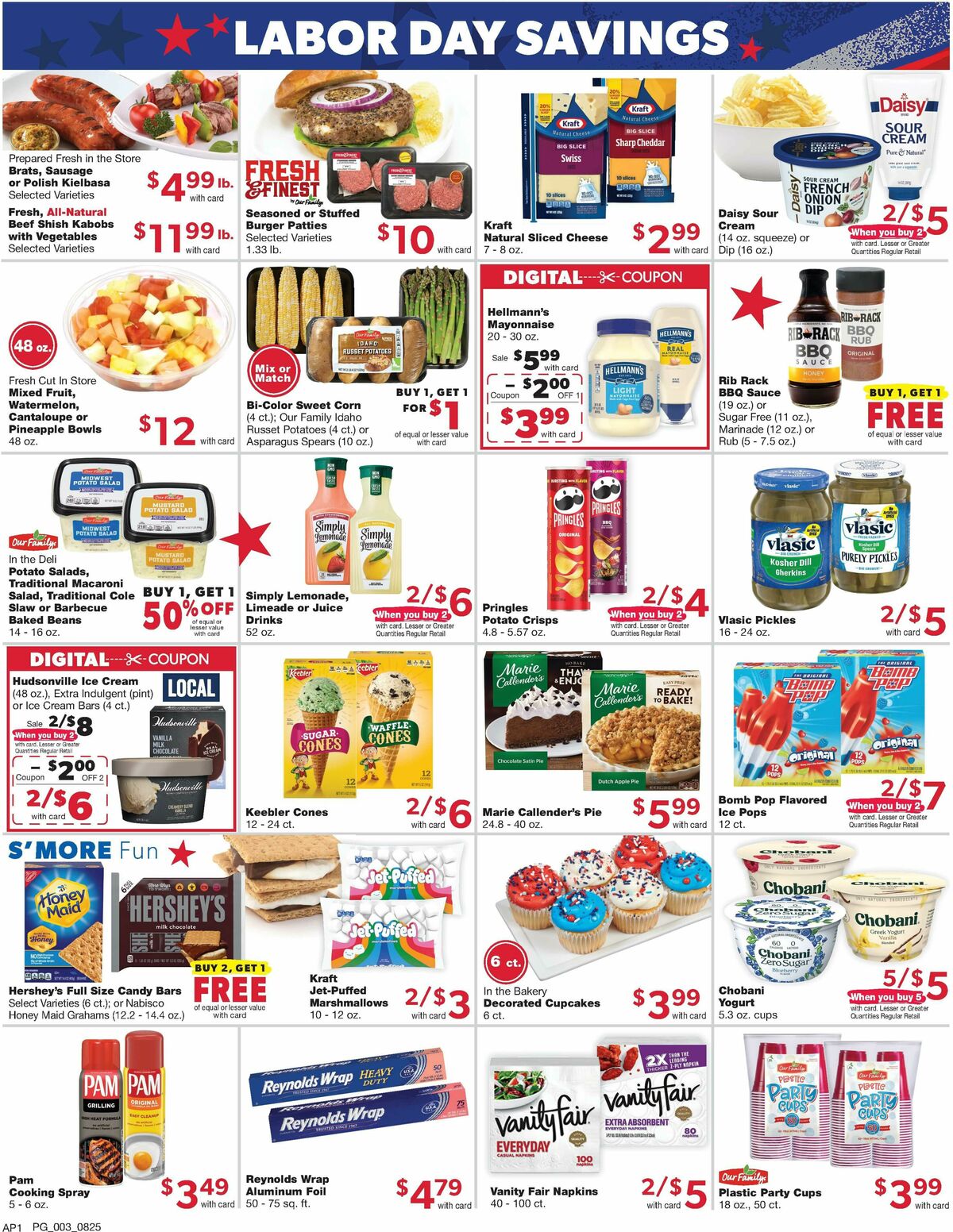 Family Fare Weekly Ad from August 25