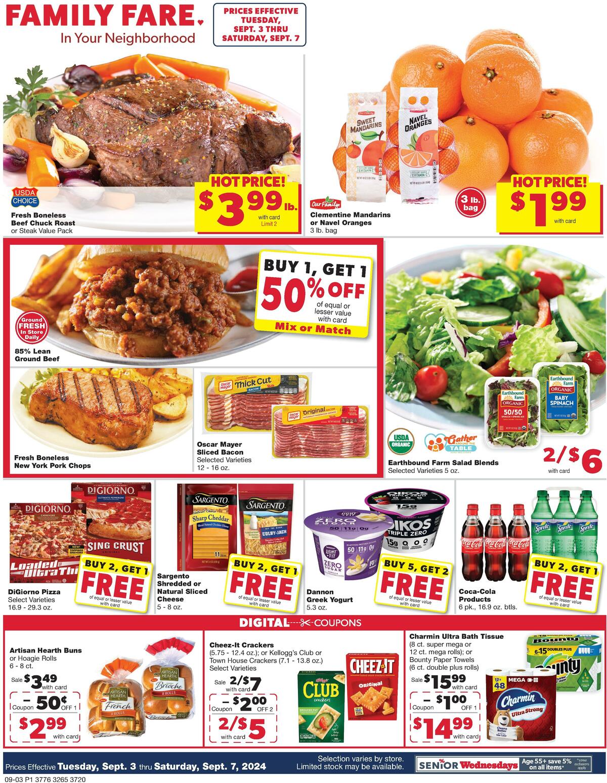 Family Fare Weekly Ad from September 3