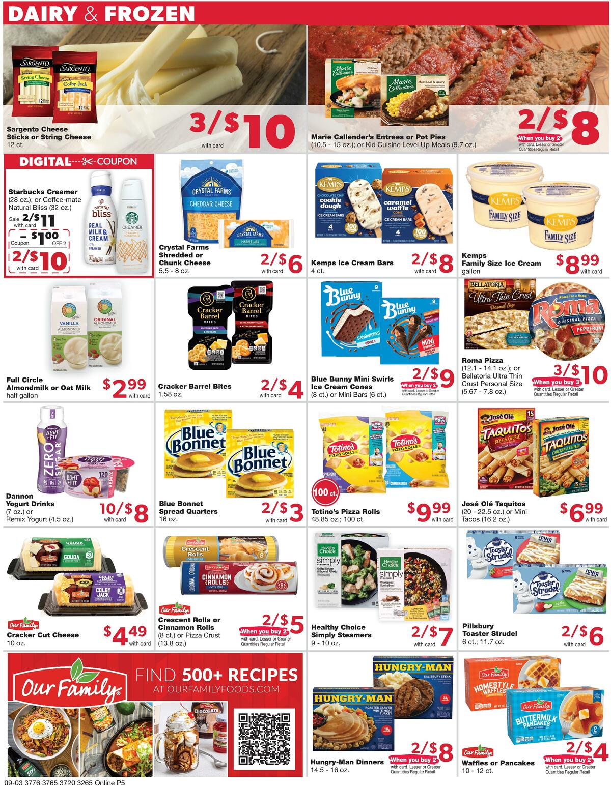 Family Fare Weekly Ad from September 3