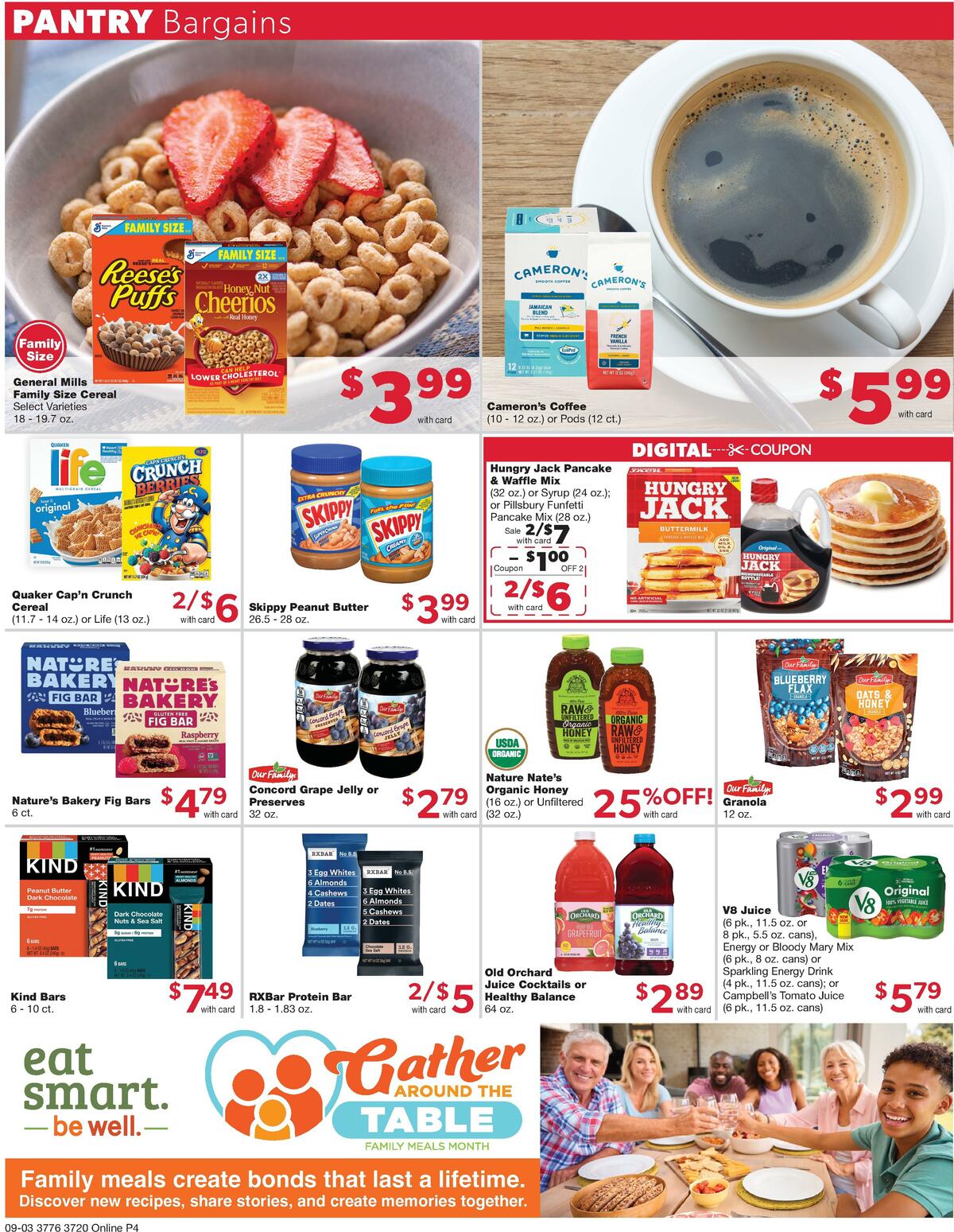 Family Fare Weekly Ad from September 3