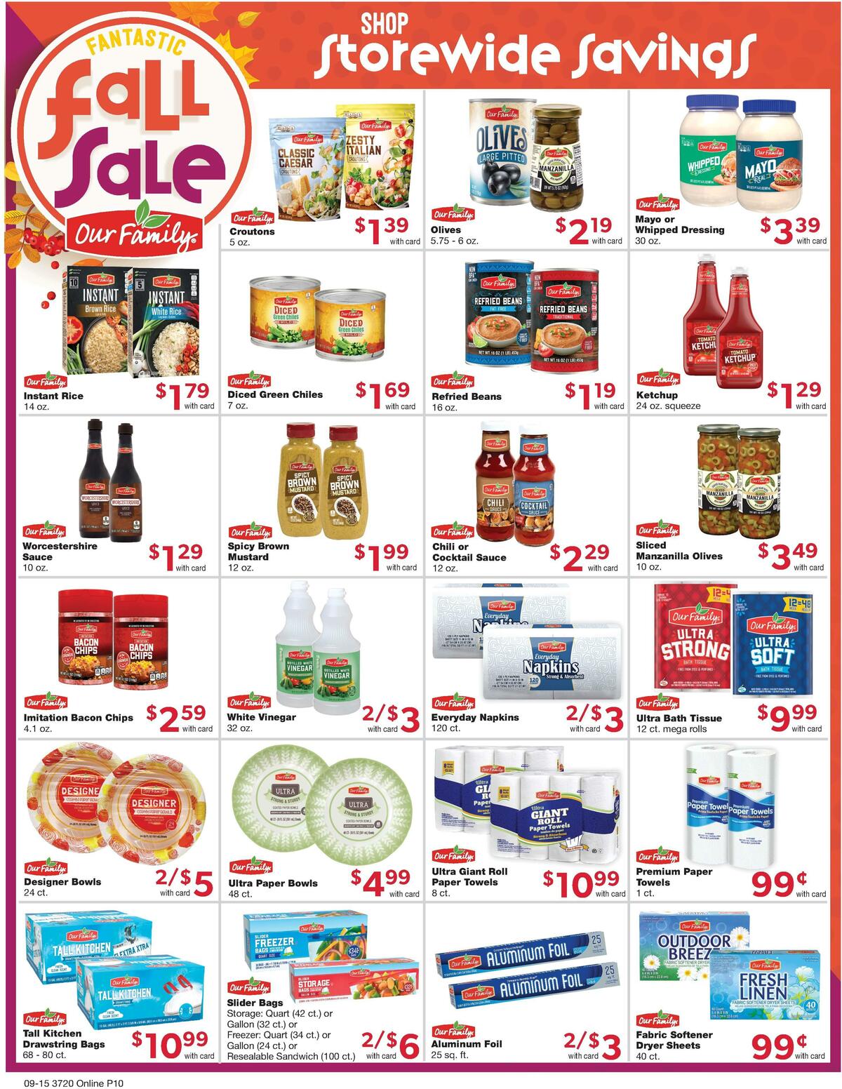 Family Fare Weekly Ad from September 15