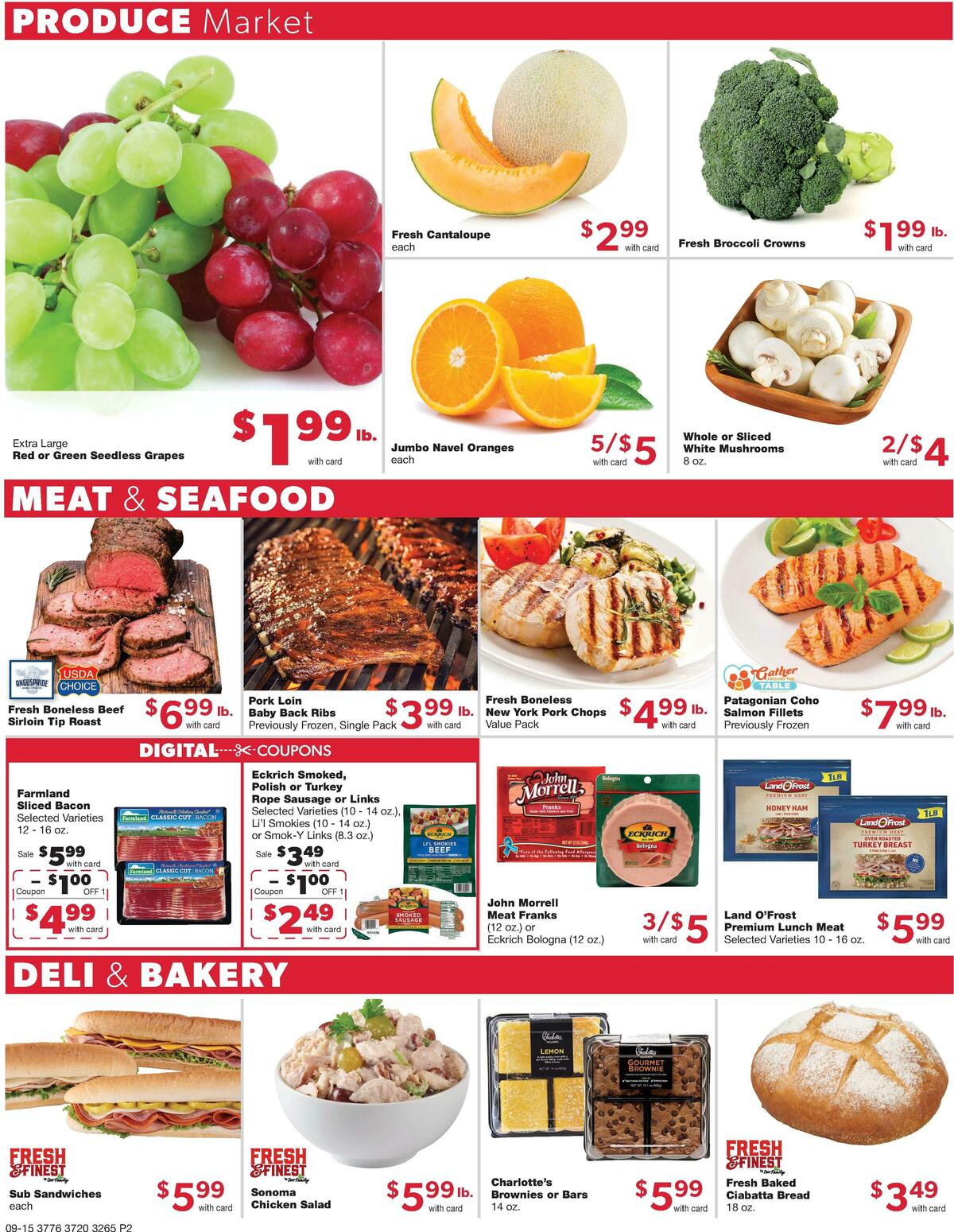 Family Fare Weekly Ad from September 15