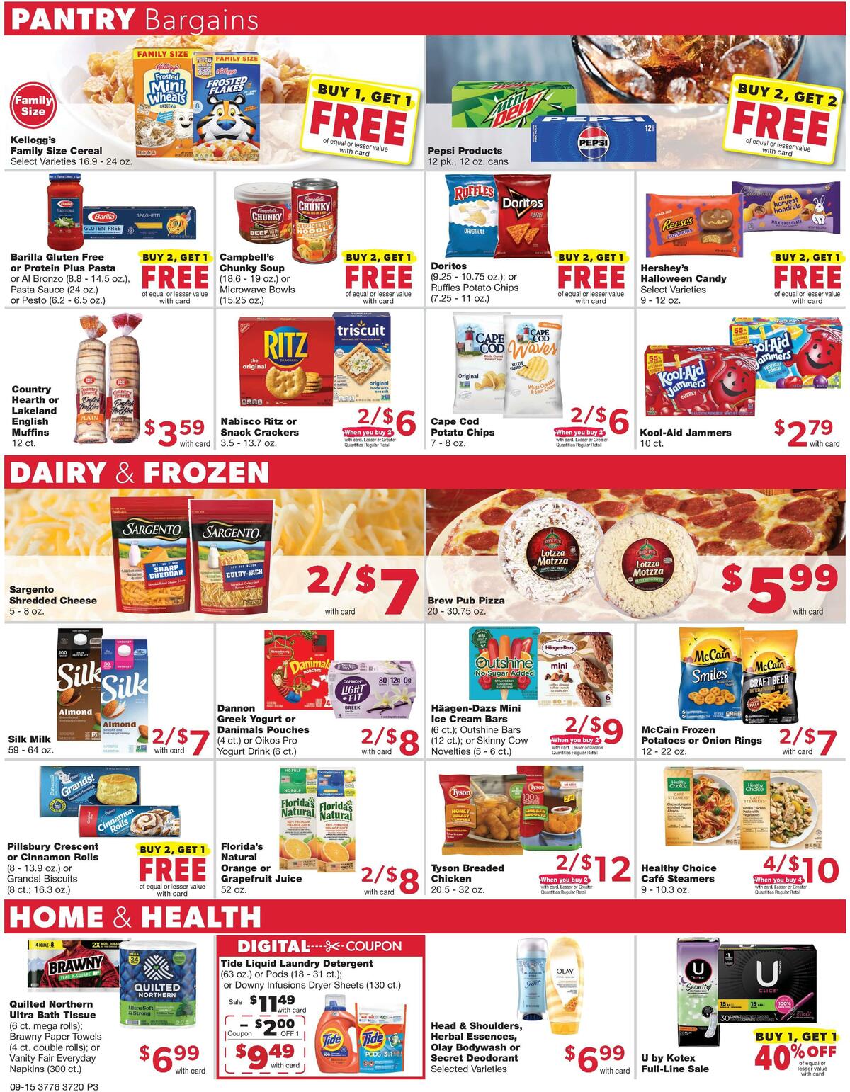 Family Fare Weekly Ad from September 15