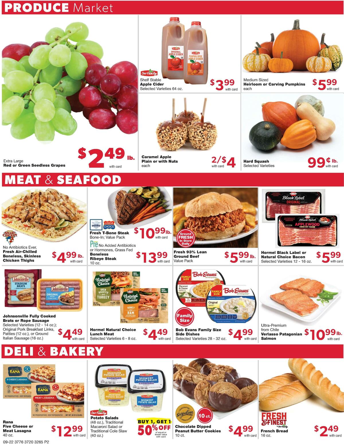 Family Fare Weekly Ad from September 22