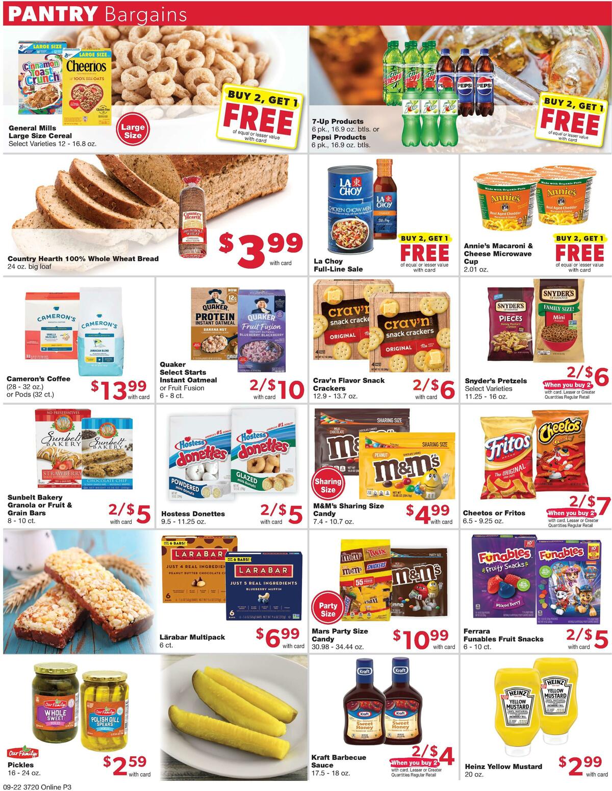 Family Fare Weekly Ad from September 22