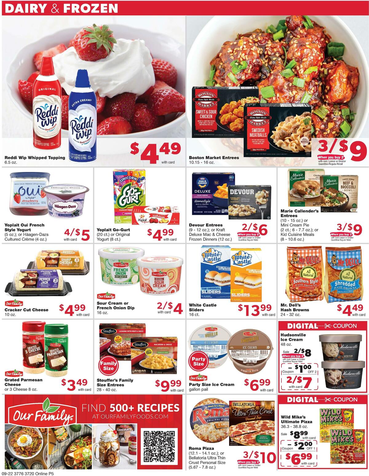 Family Fare Weekly Ad from September 22