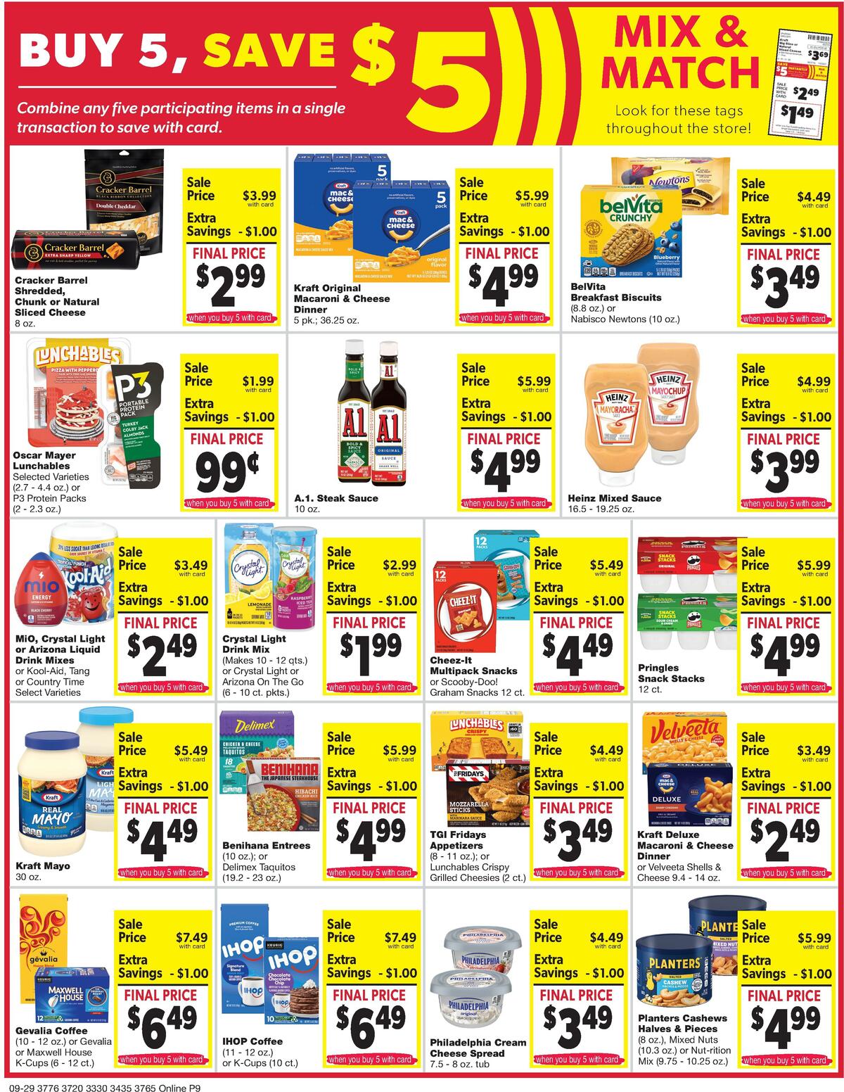 Family Fare Weekly Ad from September 29