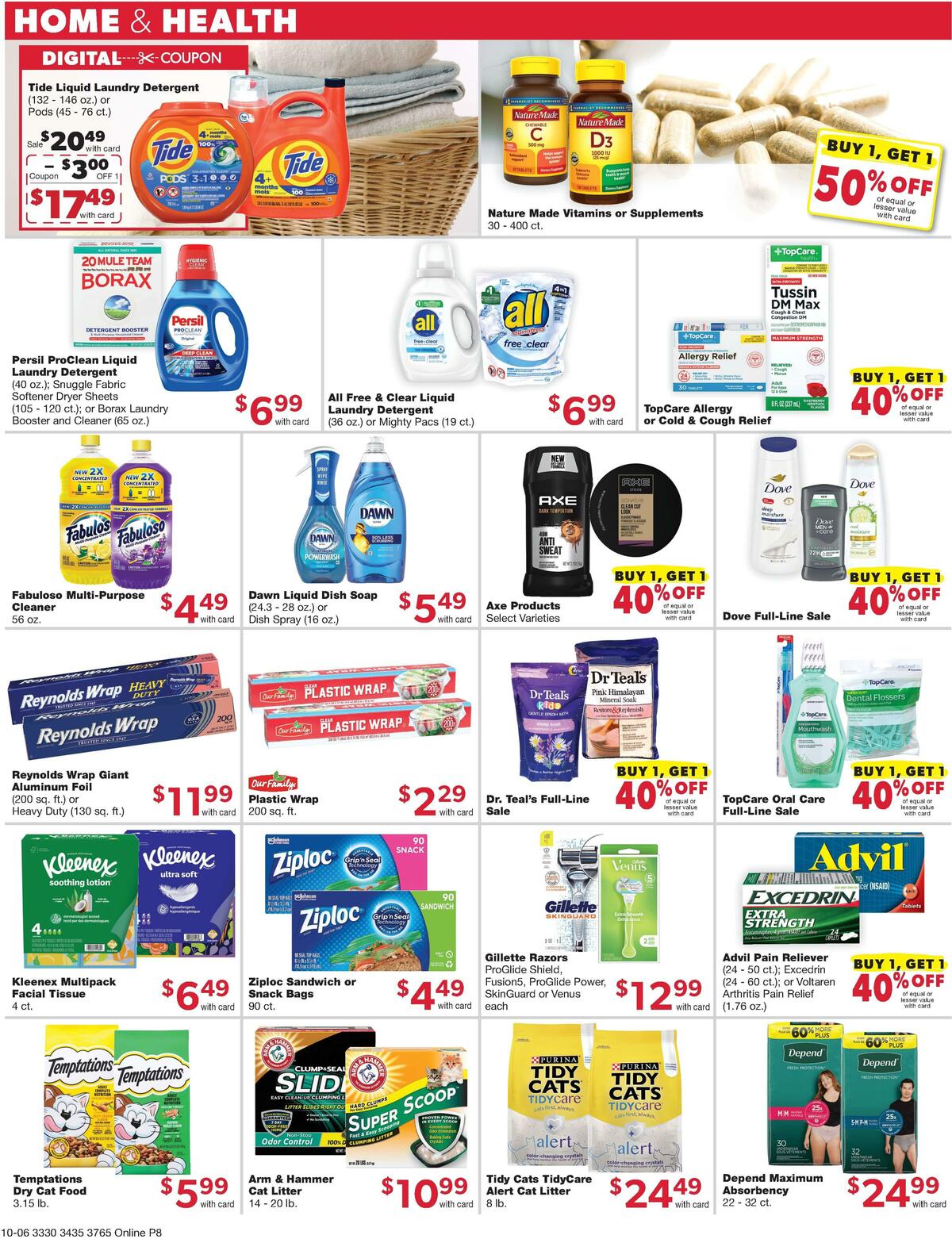 Family Fare Weekly Ad from October 6