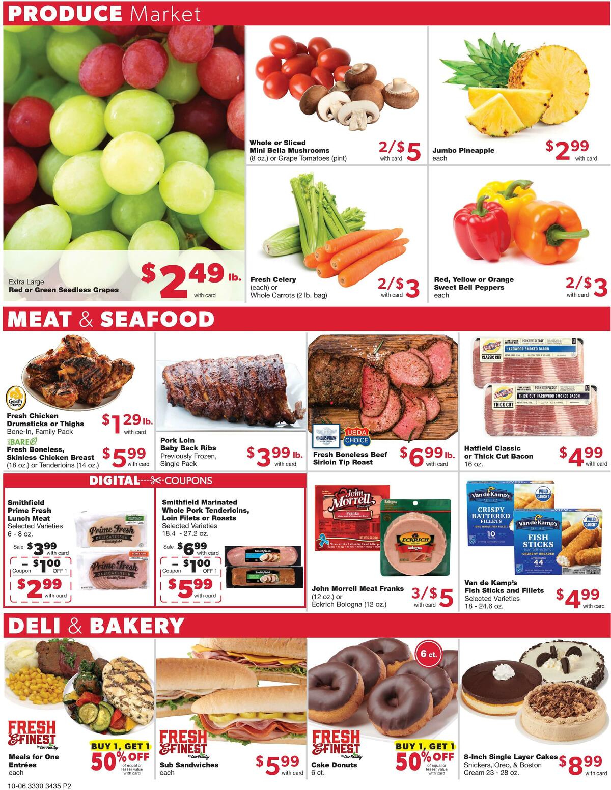 Family Fare Weekly Ad from October 6