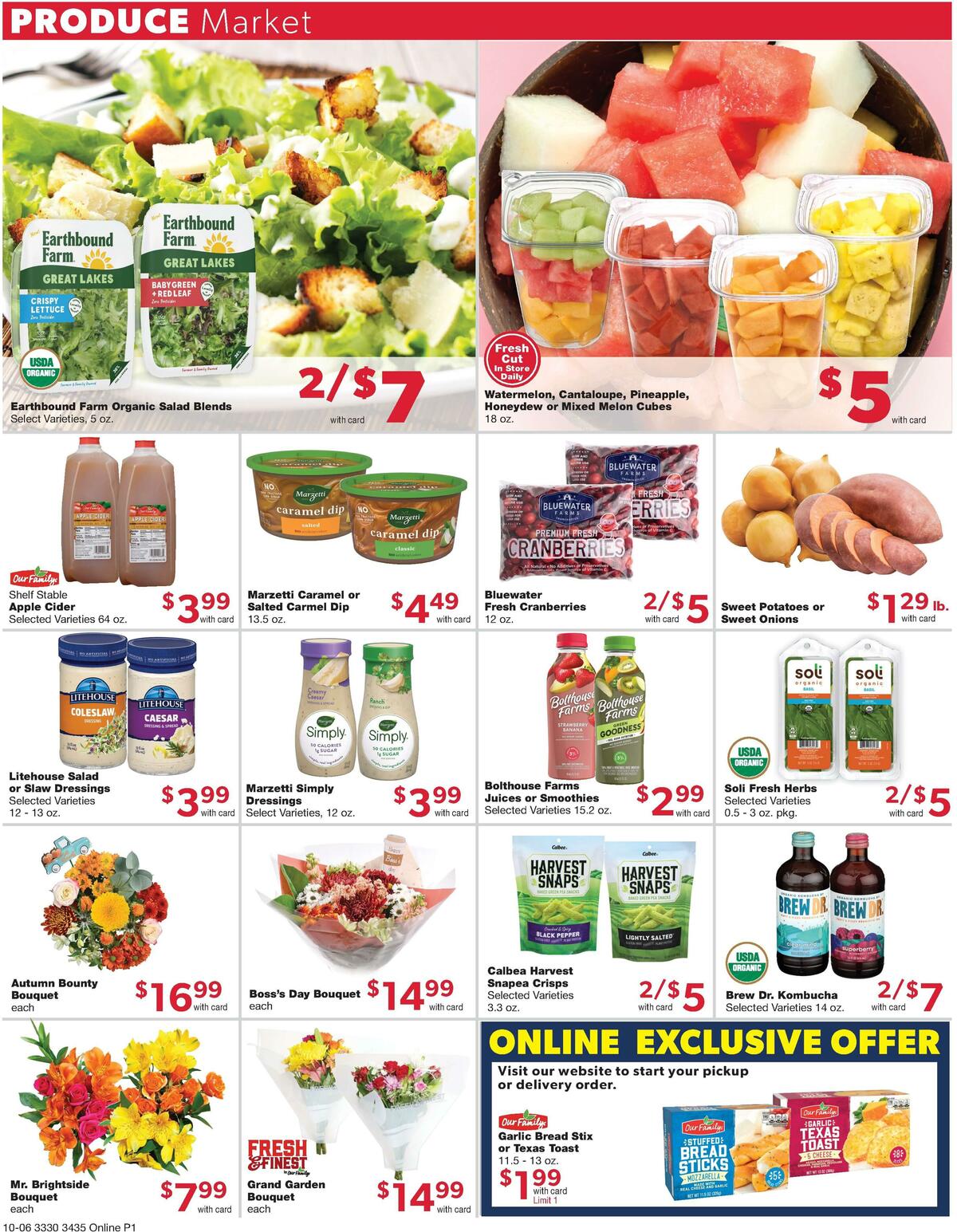 Family Fare Weekly Ad from October 6