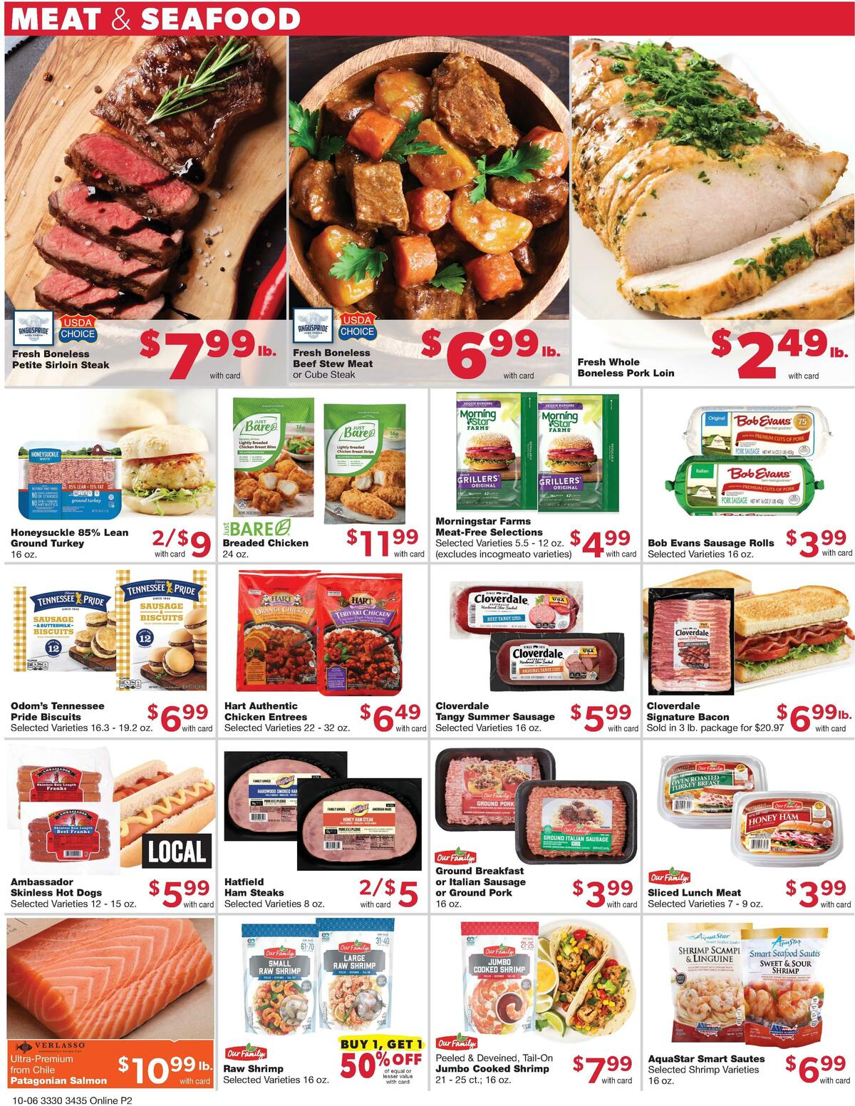 Family Fare Weekly Ad from October 6