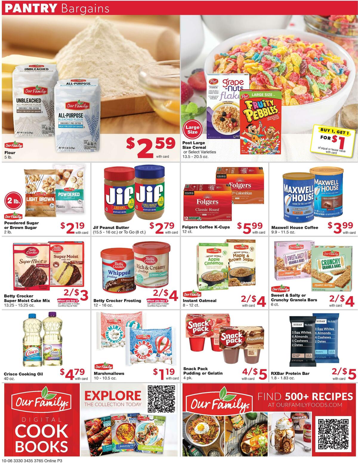 Family Fare Weekly Ad from October 6