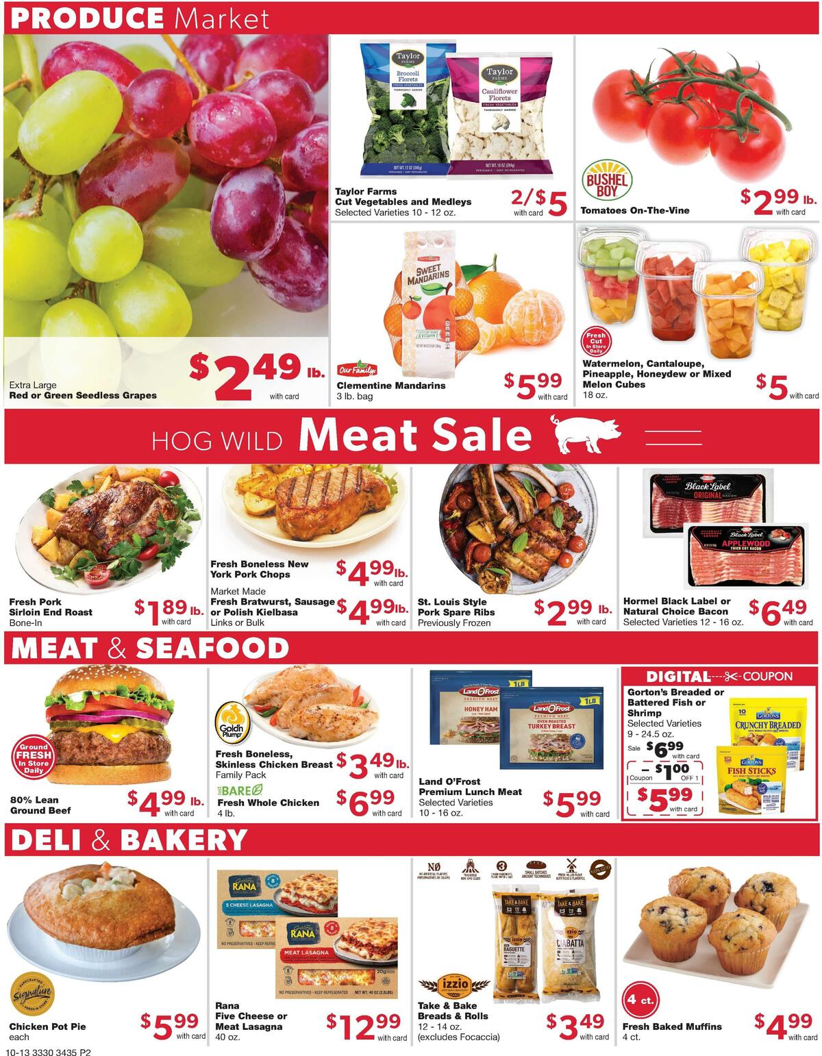 Family Fare Weekly Ad from October 13