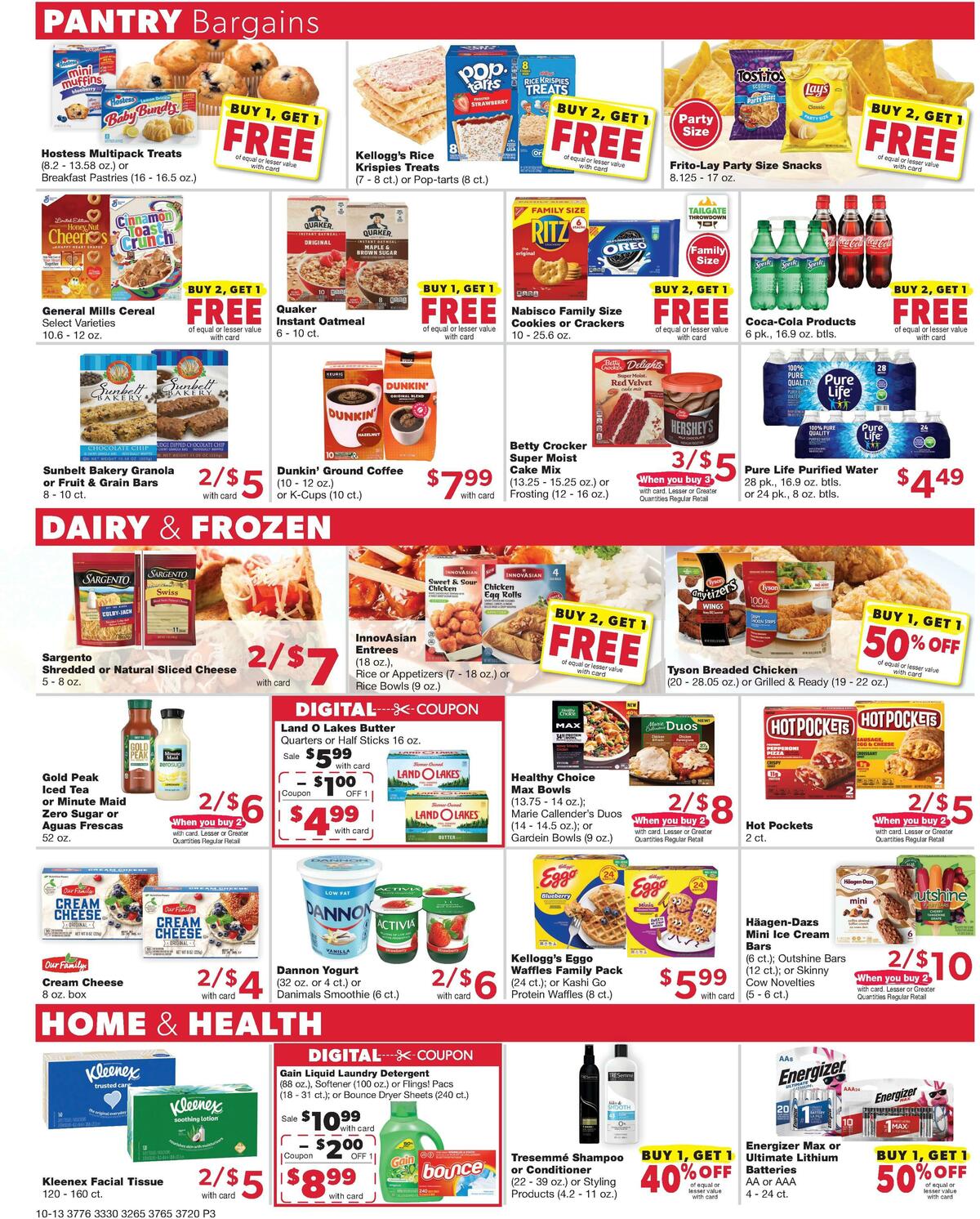 Family Fare Weekly Ad from October 13