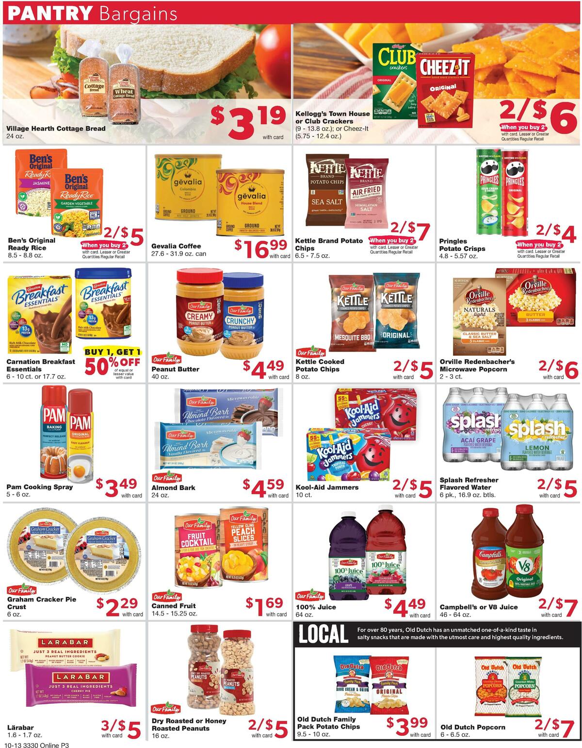 Family Fare Weekly Ad from October 13