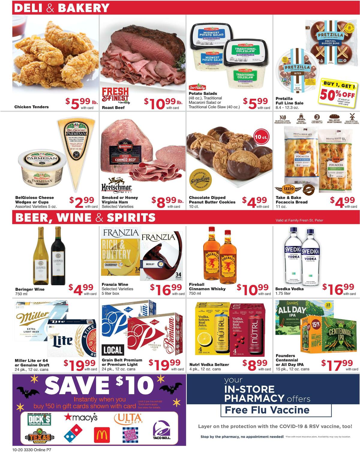 Family Fare Weekly Ad from October 20