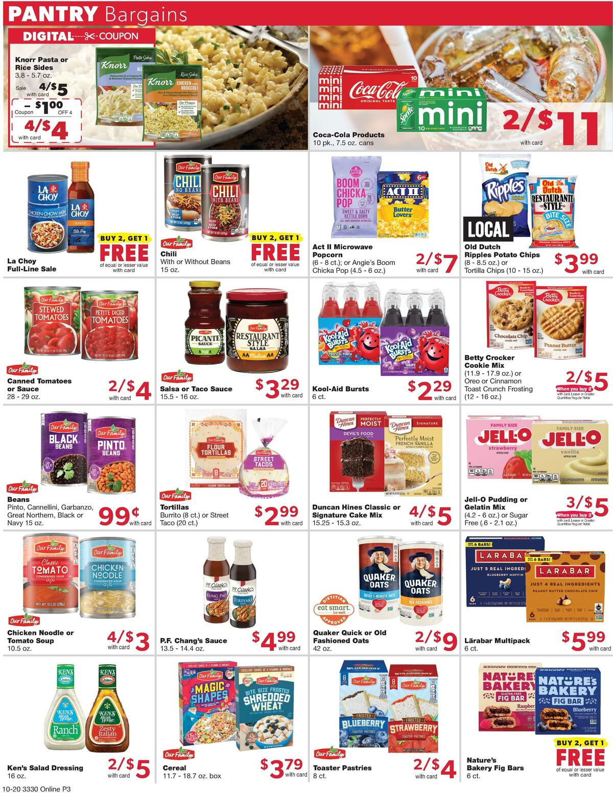 Family Fare Weekly Ad from October 20