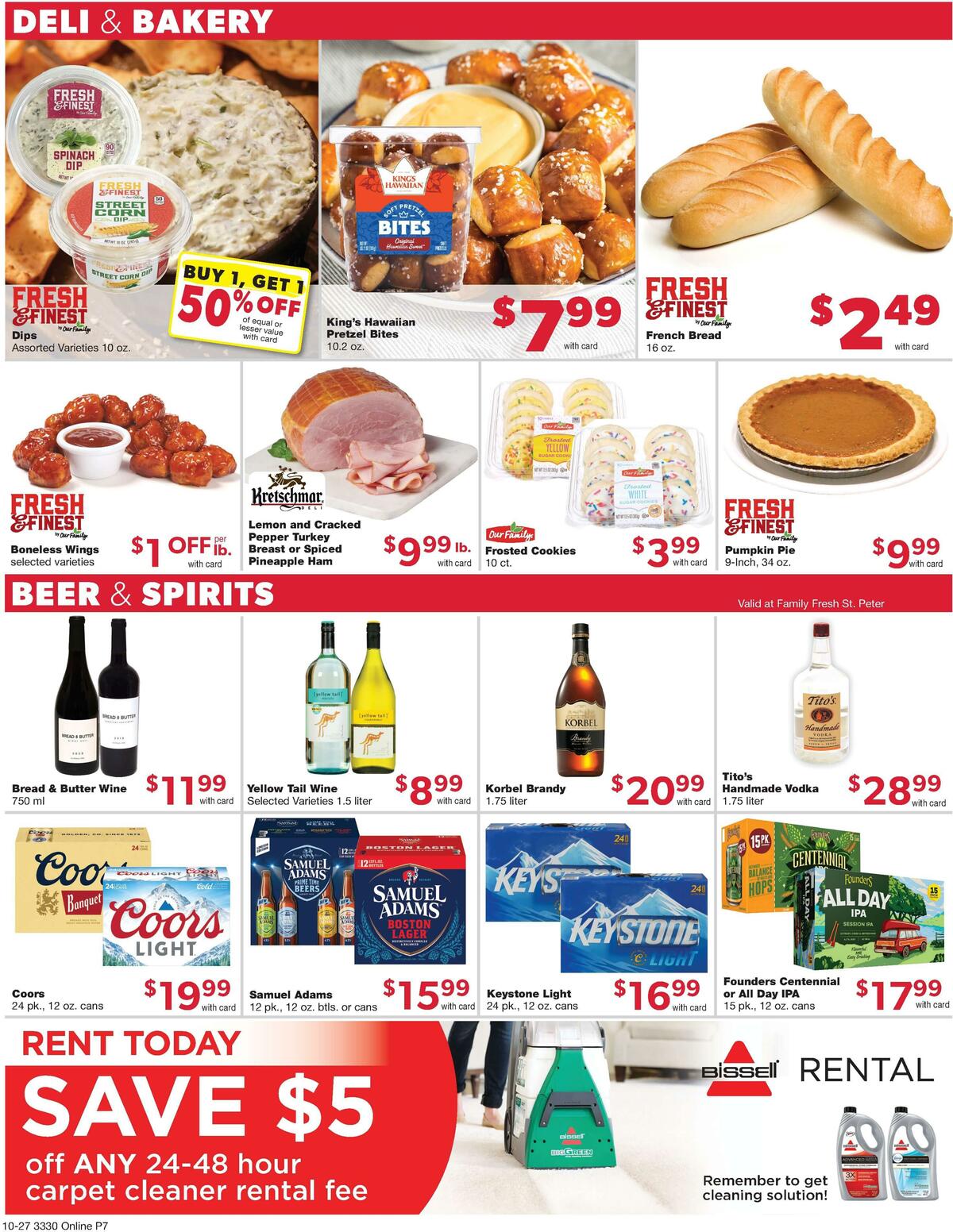 Family Fare Weekly Ad from October 27