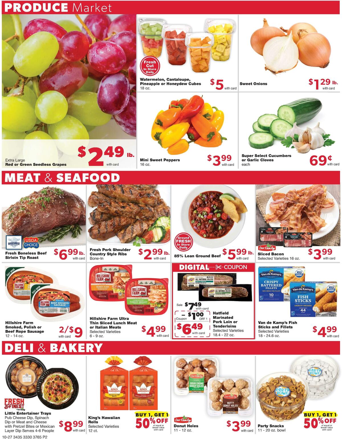 Family Fare Weekly Ad from October 27