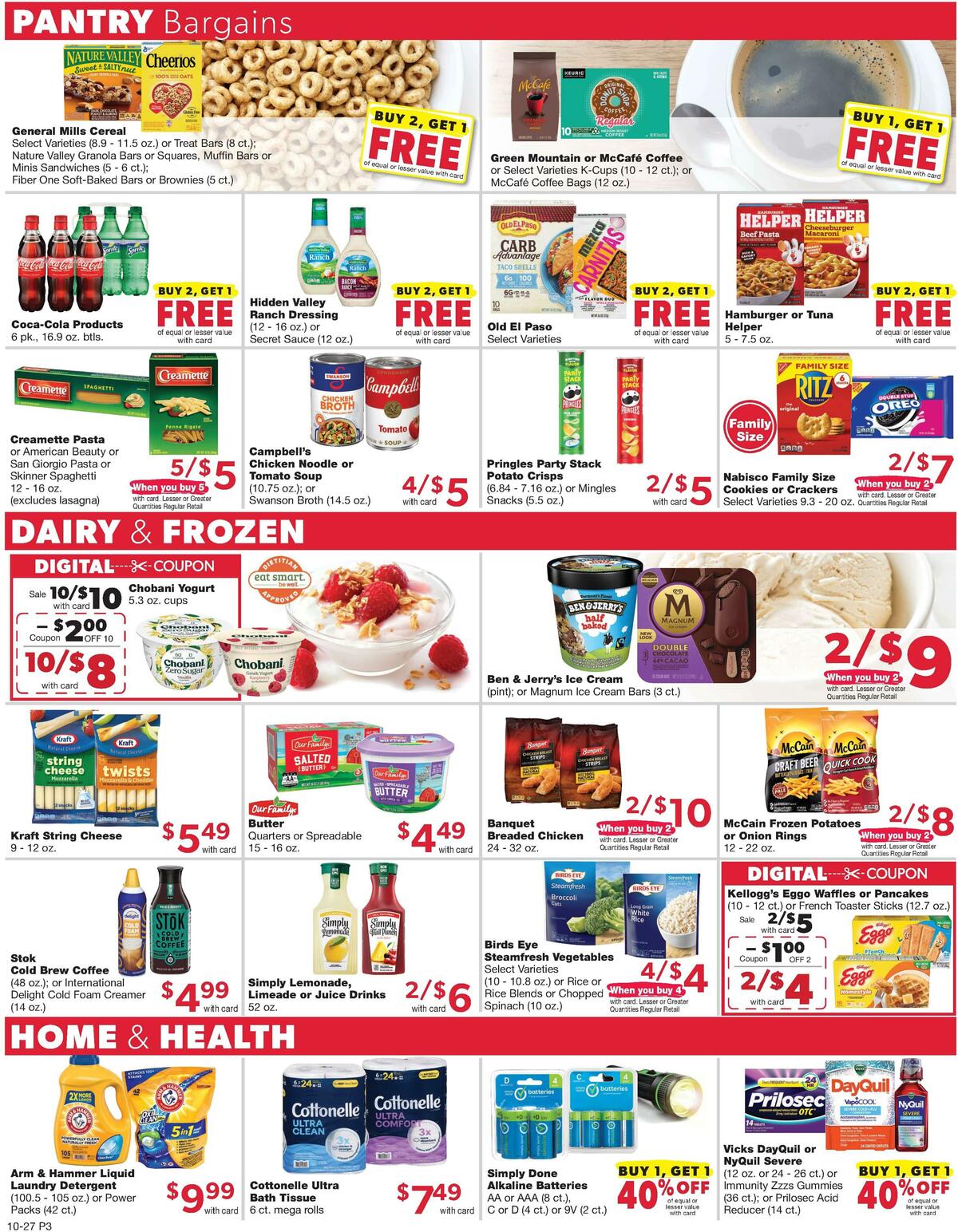 Family Fare Weekly Ad from October 27