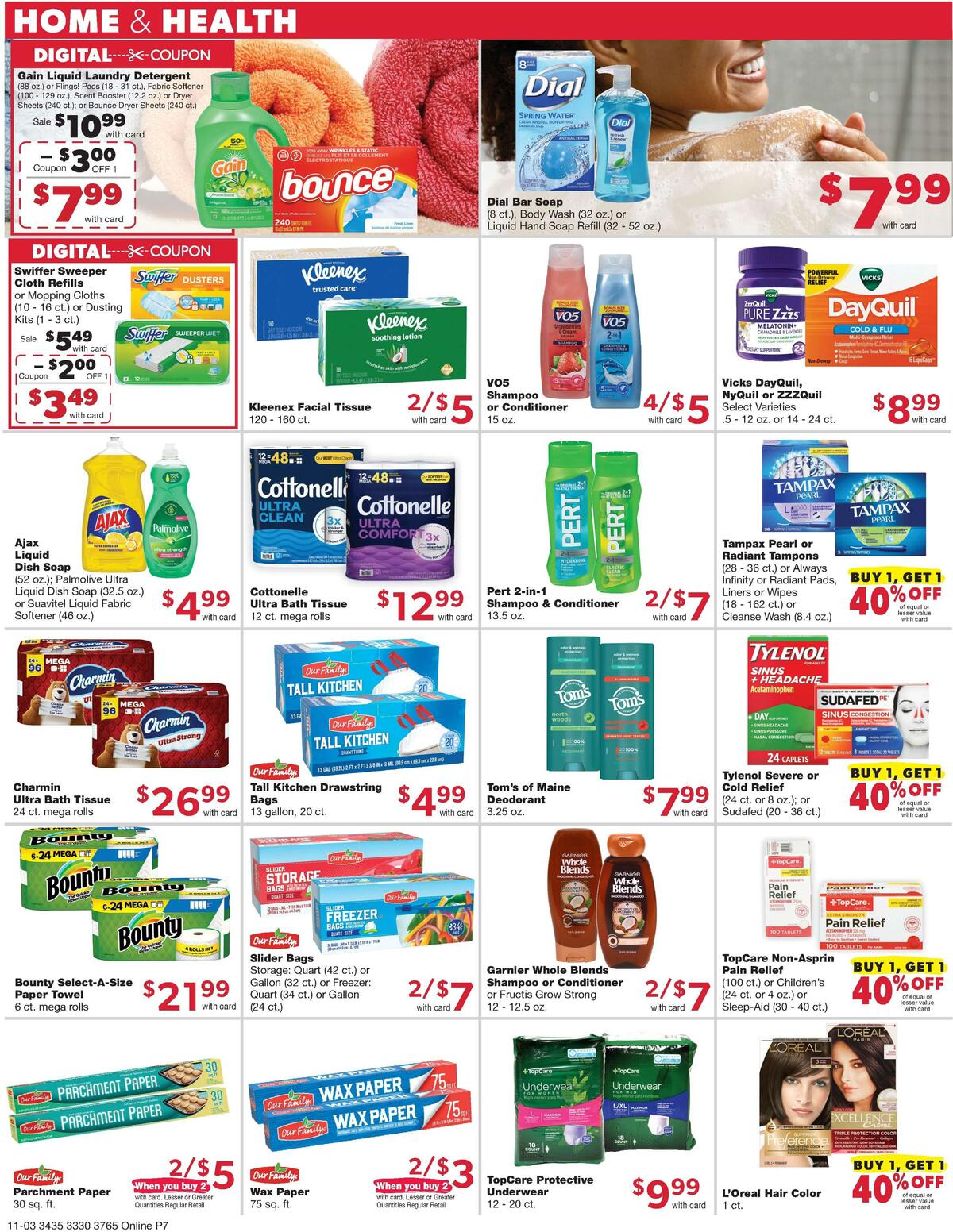 Family Fare Weekly Ad from November 3