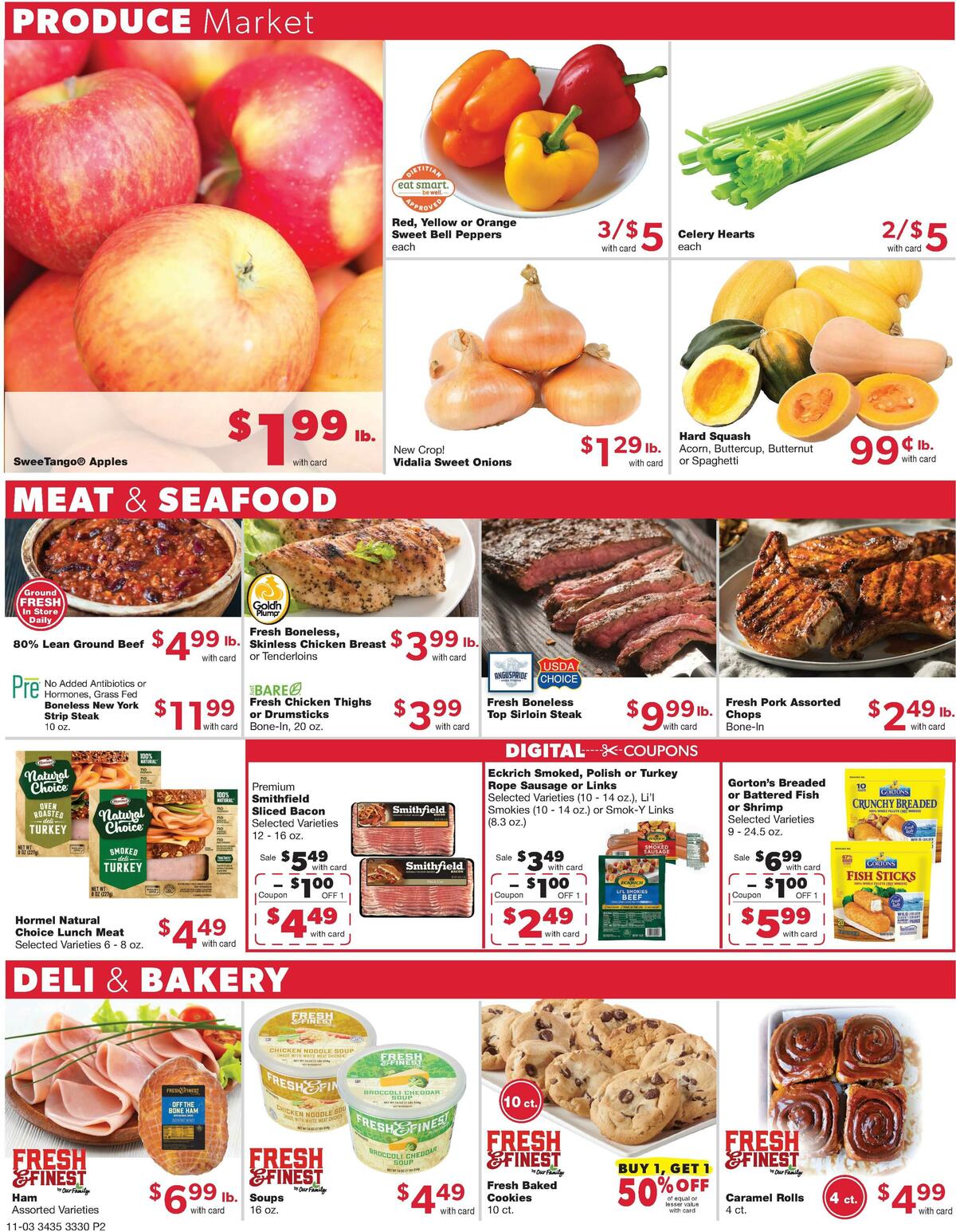 Family Fare Weekly Ad from November 3