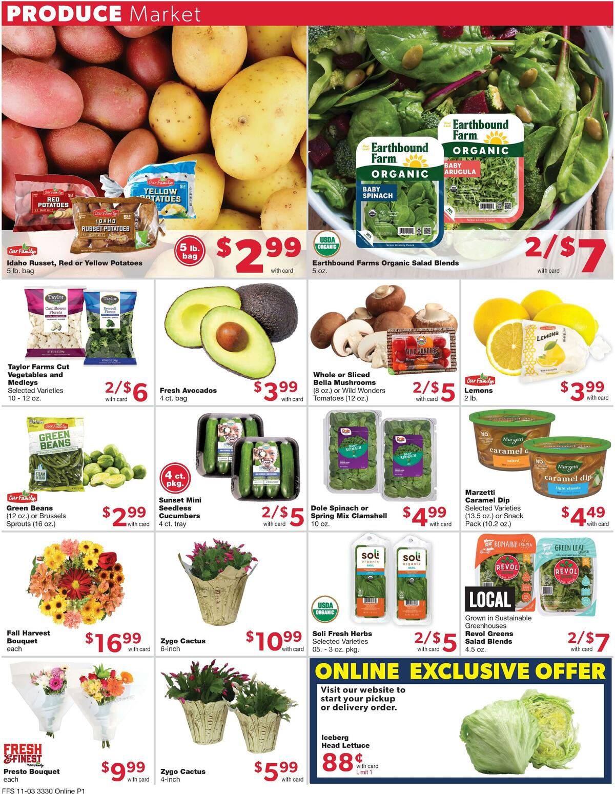 Family Fare Weekly Ad from November 3