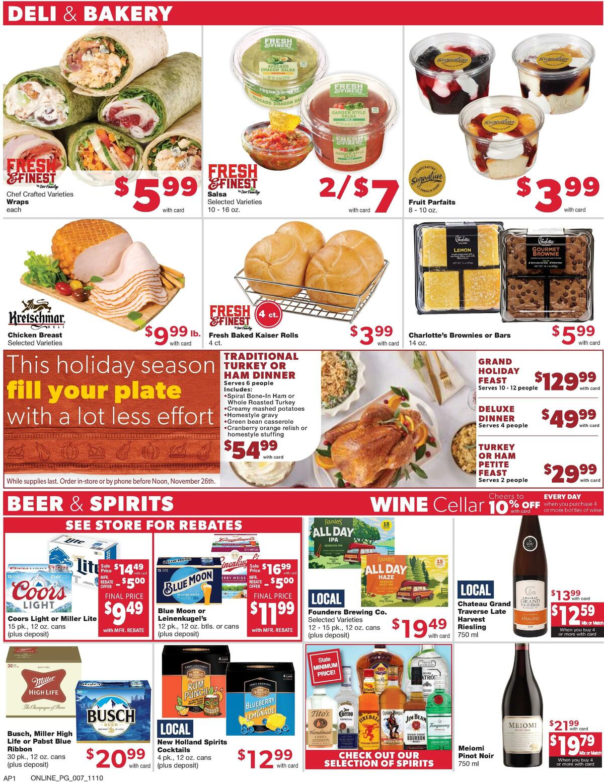 Family Fare Weekly Ad from November 10