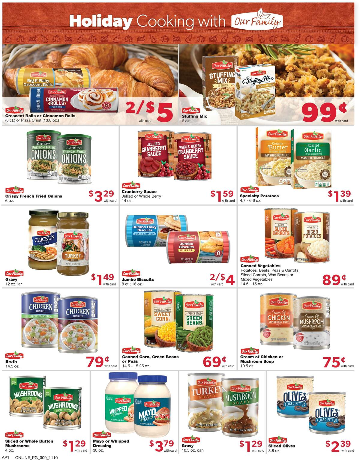 Family Fare Weekly Ad from November 10