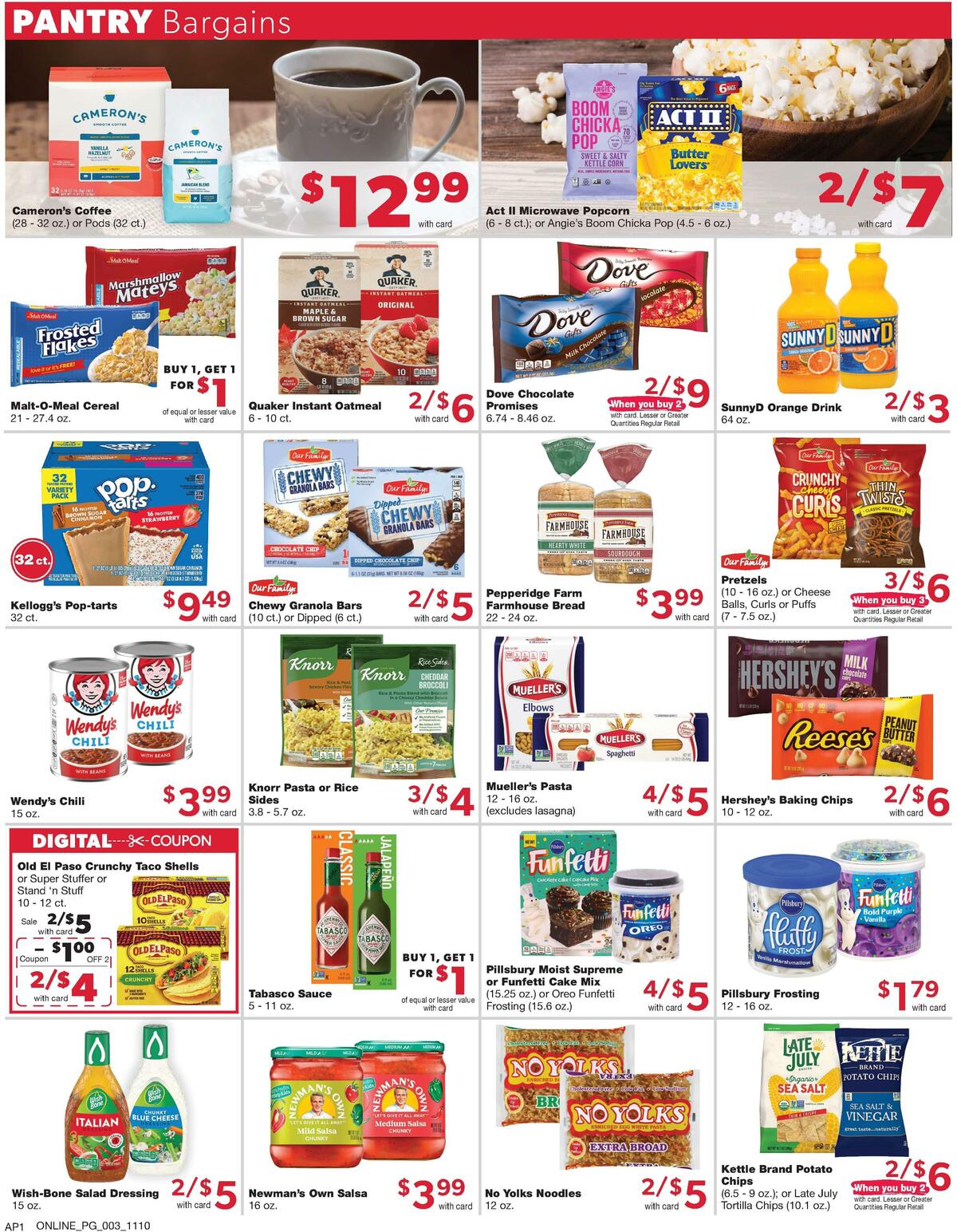 Family Fare Weekly Ad from November 10