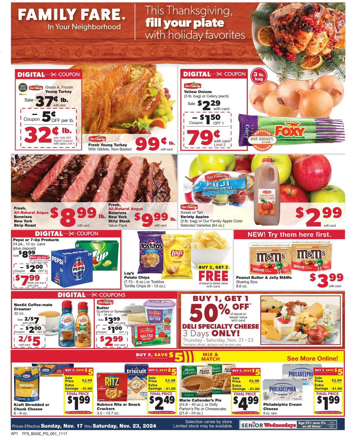 Family Fare Weekly Ad from November 17