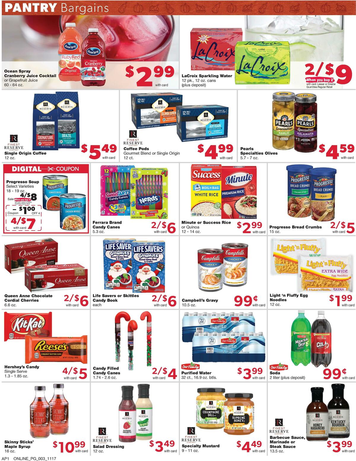 Family Fare Weekly Ad from November 17