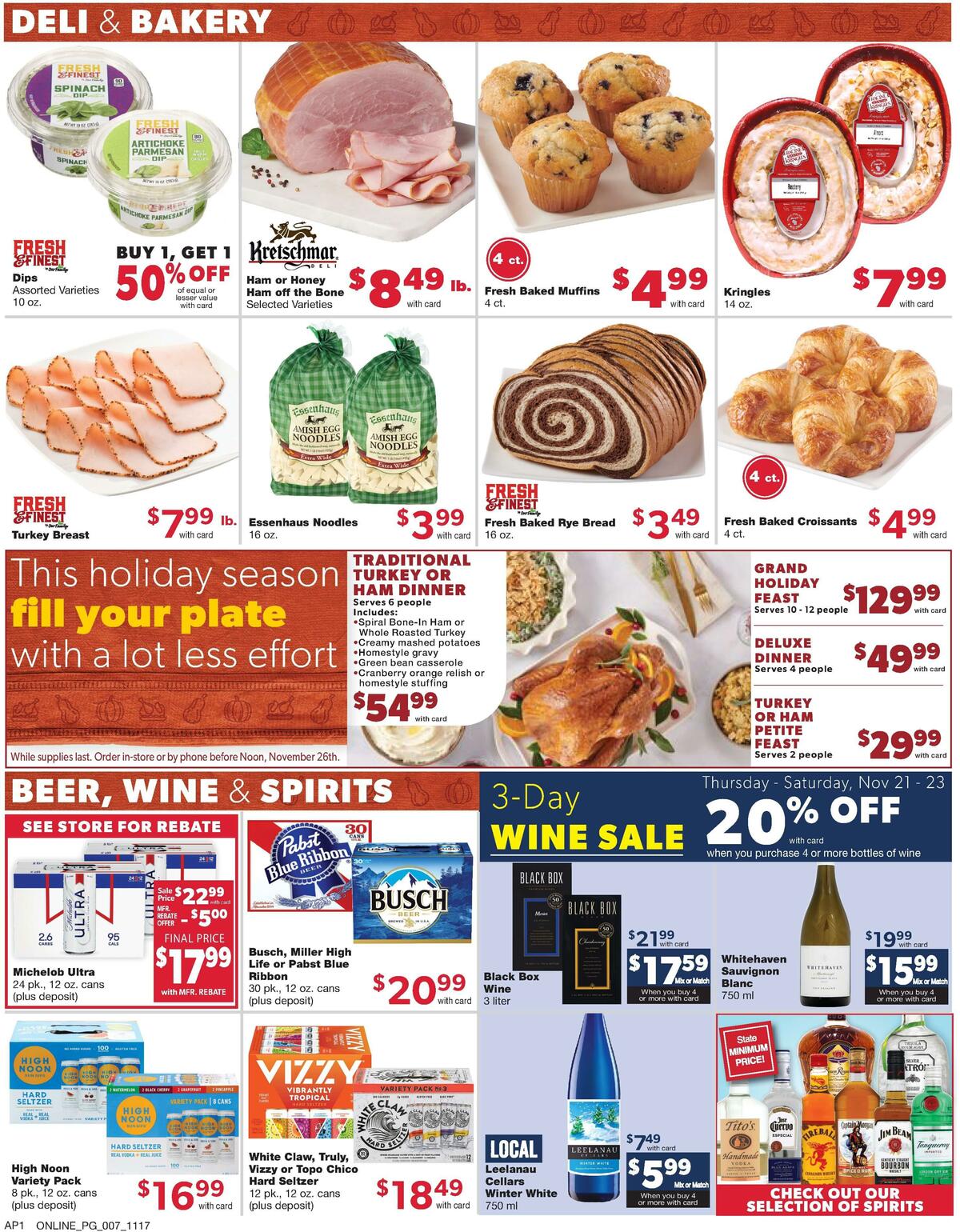 Family Fare Weekly Ad from November 17