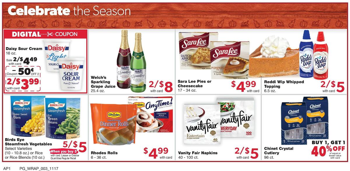 Family Fare Weekly Ad from November 17