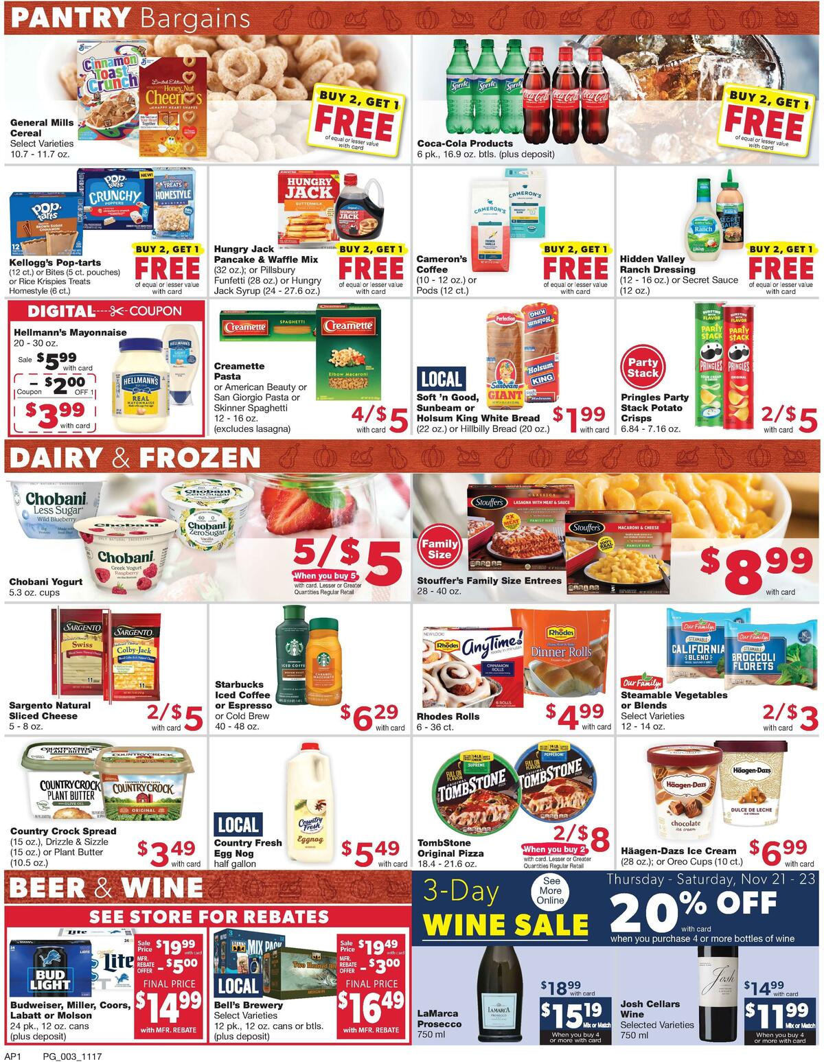 Family Fare Weekly Ad from November 17