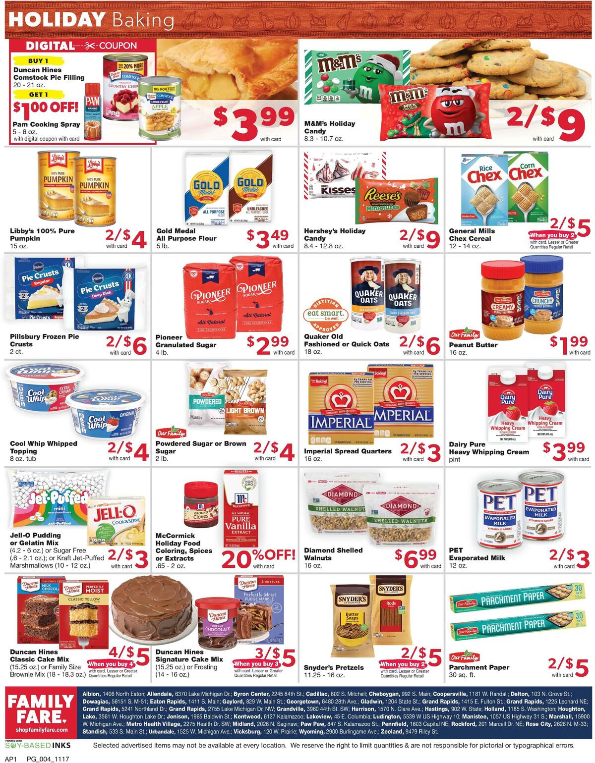 Family Fare Weekly Ad from November 17