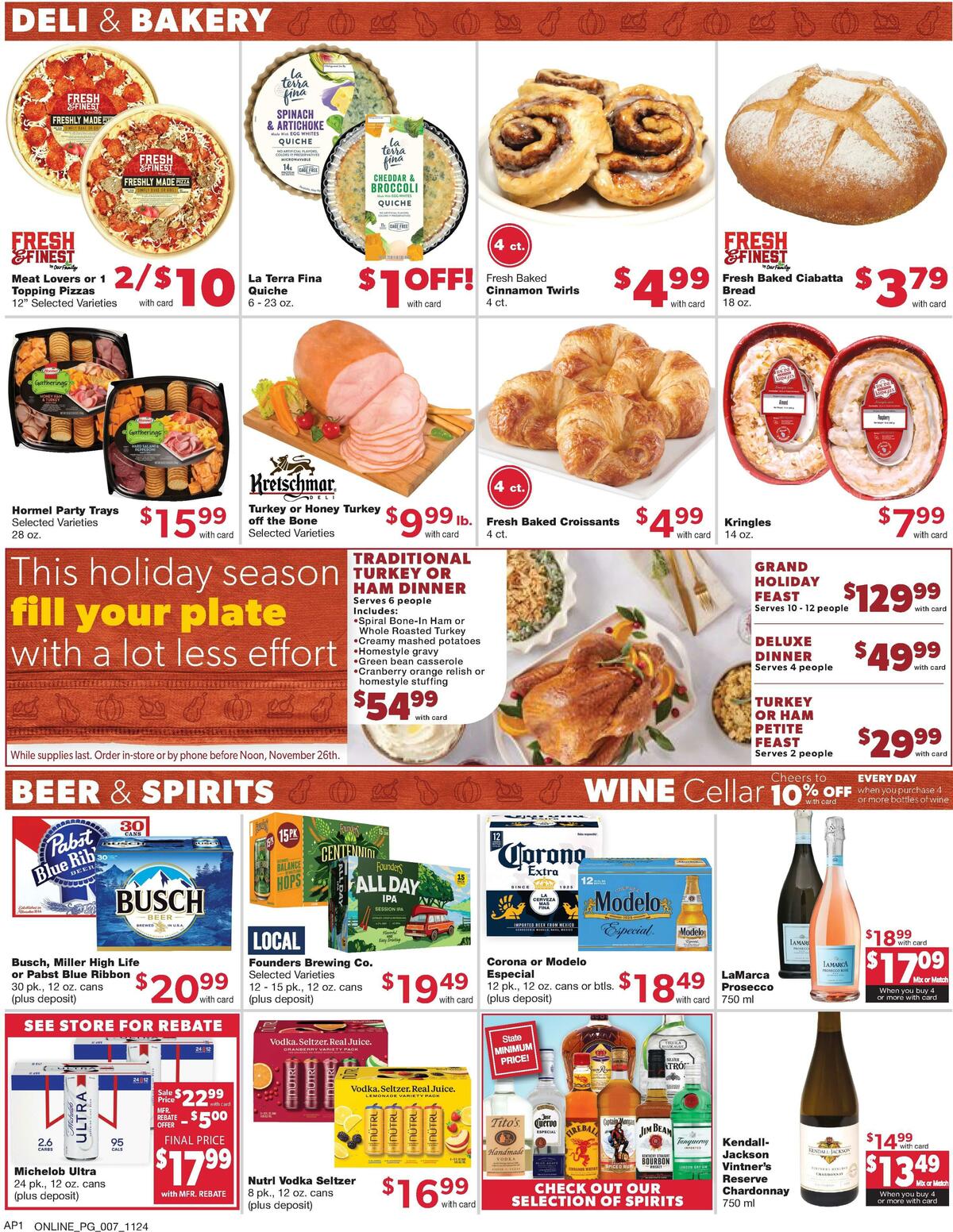 Family Fare Weekly Ad from November 24