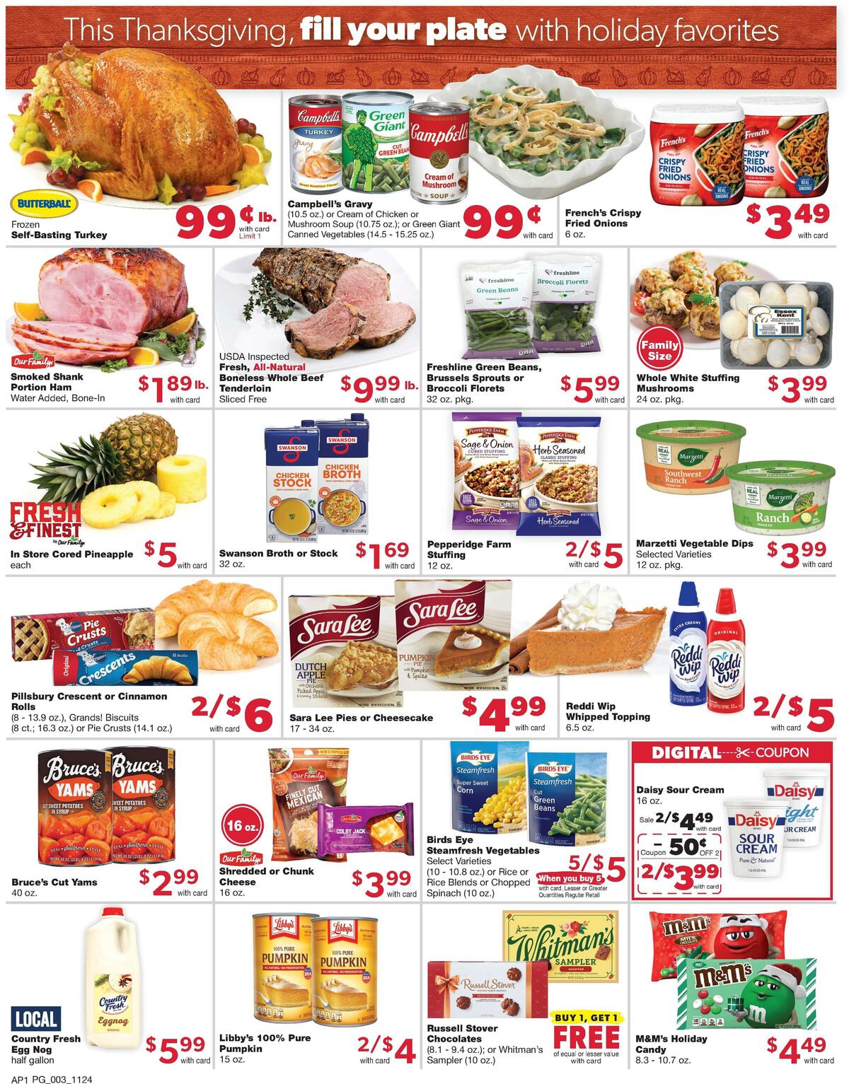 Family Fare Weekly Ad from November 24